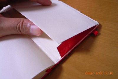 限定版 MOLESKINE 赤 スケジュール + ノート 2007年
