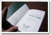 クオバディス-QUOVADIS手帳/ダイアリー2008年新作クラシックビジネス/アンパラの写真