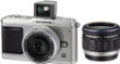 OLYMPUS PEN マイクロ一眼 E-P1 ツインレンズキット シルバー E-P1 TKIT-SLV